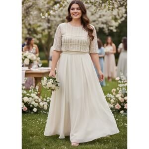 NWT MAC DUGGAL DRESS GOWN MOTHER OF THE BRIDE FORMAL EVENING WEDDING GUEST